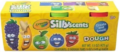Set de plastilină Crayola Silly Scent, 3 culori