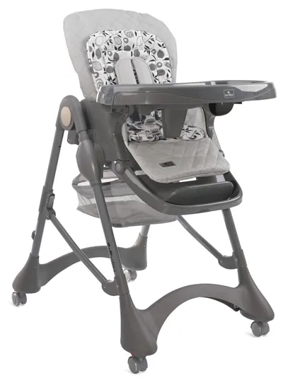 Scaun înalt Lorelli - Bellissimo, Cool Grey