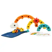 Jucarie de sortare si indemanare Chicco 2 in 1 Curcubeu, 1-3ani