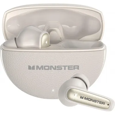 Handsfree Bluetooth Monster N-Lite 310, TWS, Crem Deschis