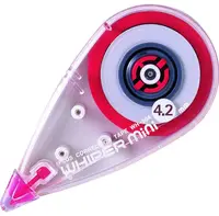 Bandă corectoare Plus Mini - roz, 4.2 mm/7 m
