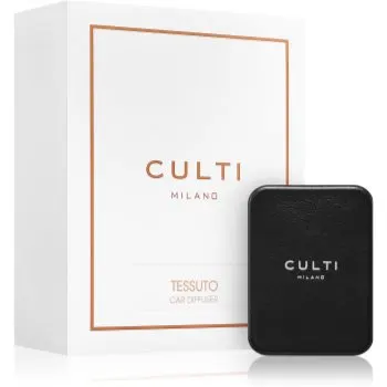 Culti Milano Car Diffuser Black Tessuto parfum pentru masina + refill