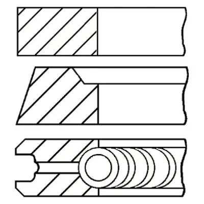 Set segmenti piston GOETZE ENGINE 08-283600-00