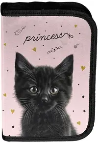 Penar cu rechizite Paso Black Cat - Cu 1 fermoar