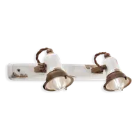 Aplica 2 Luce Retro Loft Finish Vib - Vintage Bianco C1676
