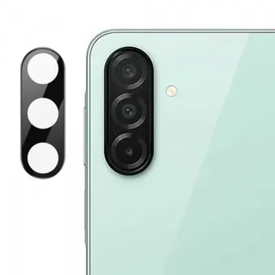 Folie de protectie Camera Spate Techsuit pentru Samsung Galaxy A26 A266, Sticla Securizata, Neagra
