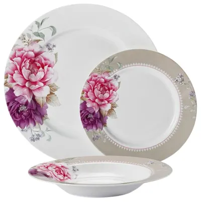 Set de porțelan pentru servit masa Morello - Florence, 18 piese