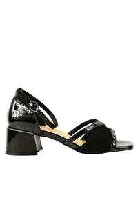 Sandale casual - dama - 8VH2465-Q265 negru - Negru