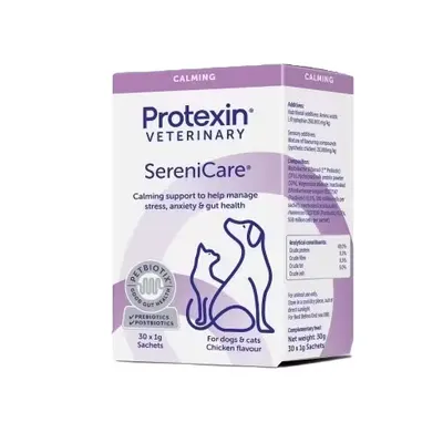 Protexin Serenicare, Caini si Pisici, supliment alimentar, 30 plicuri x 1 g