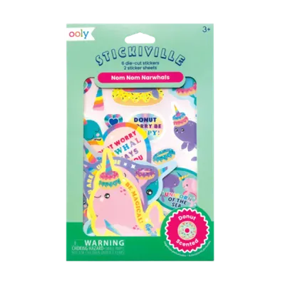 Abtibilduri parfumate - Stickiville Nom Nom Narwhals