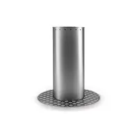 Stalp / bolard fix restrictionare acces auto Motorline MPIE5/400, inox, compatibil MCONNECT LINK