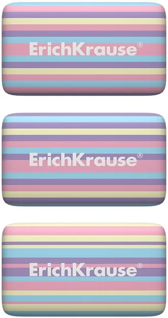 Radieră Erich Krause - Pastel Lines, sortiment