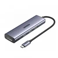 Hub Usb-C Ugreen Cm511 (75642), 6in1, Gri