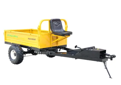 ProGARDEN Alpine RM500T Remorca cu tractiune 500kg, 1 osie, prindere bolt pentru motocultor, roti 19x7-8