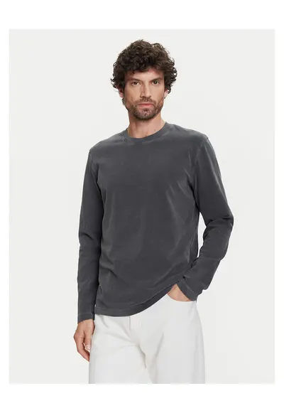 Bluza barbati Marc O'Polo din bumbac organic - Gri