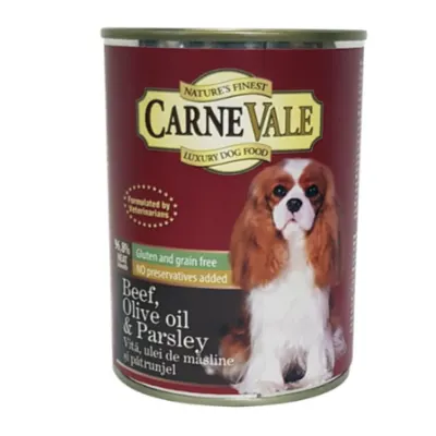 Carnevale Dog Conserva Vita/Patrunjel/Ulei Masline 400 g