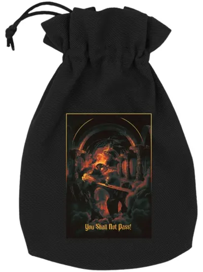 Geantă de zaruri Q-Workshop - The Lord of the Rings: Bridge of Khazad-dum Dice Pouch