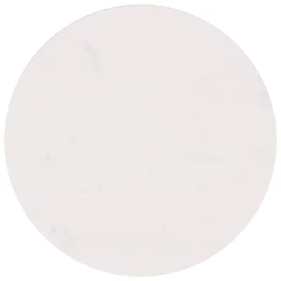 vidaXL Blat de masă, alb, Ø60x2,5 cm, lemn masiv de pin