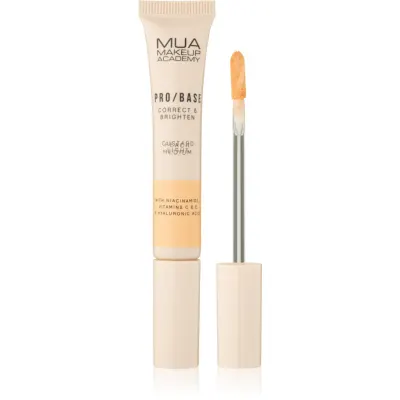 MUA Makeup Academy PRO/BASE Colour Corrector corector iluminator culoare Correct & Brighten – Peach Medium 10 ml