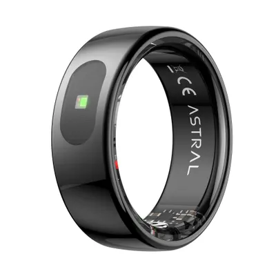Smartring Forever Astral SR-100 Tracker de activitate Negru Mărimea 7