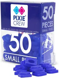 Pixeli mici de siliciu Pixie Crew - Albastru, 50 buc