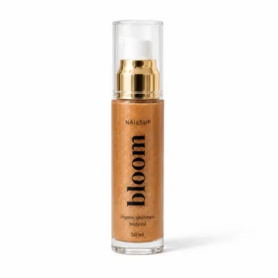 Ulei de Corp NAILSUP Organic Shimmer Body Oil Bloom 50ml pentru Hidratare și Glow