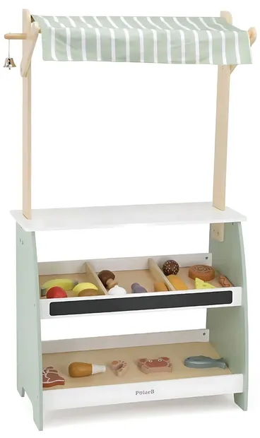 Magazin din lemn pentru copii cu produse alimentare Viga Toys PolarB