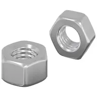 vidaXL Nuci Acorn Hexagonale 2 buc. Argintiu m8 Metal
