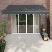 Gossi copertina automata retractabila, antracit, 3,5x2,5 m