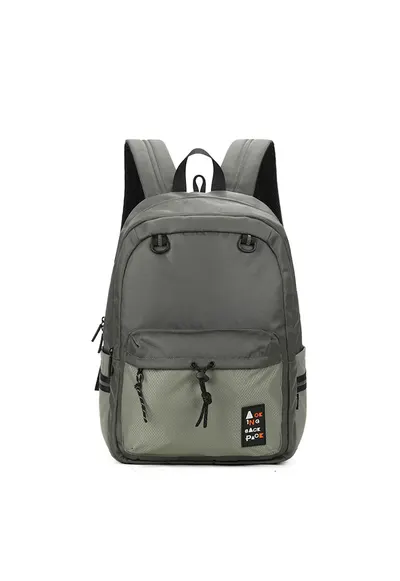 Rucsac unisex cu compartimente multiple - Verde