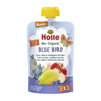 Set 2 x Piure de Pere, Mere si Afine cu Ovaz Eco, Blue Bird, Holle Baby, 100 g