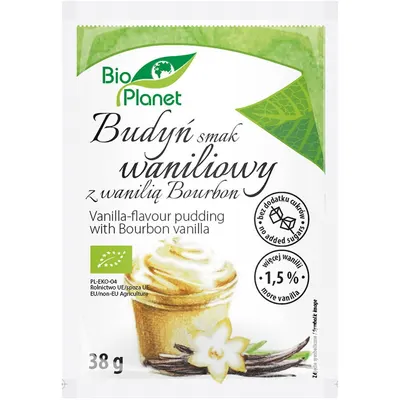 Budinca de Vanilie fara Zahar Adaugat Ecologica/Bio 38g
