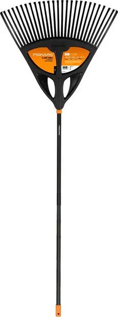 Grebănel de grădină pentru frunze Fiskars - Solid XL, 173.5 x 64.6 cm, 27 dinți