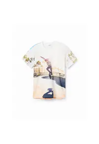 Tricou Baieti - 302006786 - Bumbac - Alb