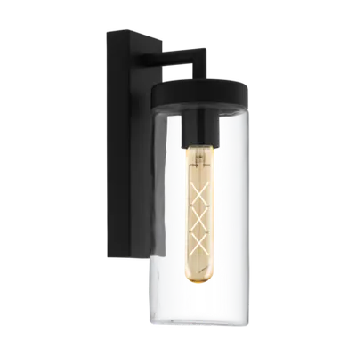 Lampa perete BOVOLONE negru 220-240V,50/60Hz IP44
