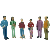 Figurine familie sudamericana