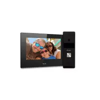 Kit videointerfon hibrid IP WiFi Hikvision HiLook VI-K23P, 2MP, touchscreen, 2.4GHz, ecran 7 inch, 1 familie, aparent, PoE