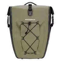 Geantă portbagaj RockBros AS-002-2, 25 L, impermeabilă, negru-verde