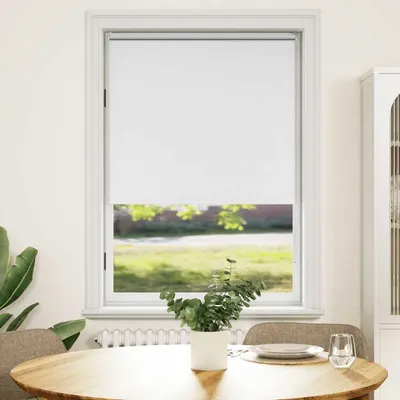 vidaXL Jaluzea opacă 84,4x175 cm, lățime material 80 cm, alb