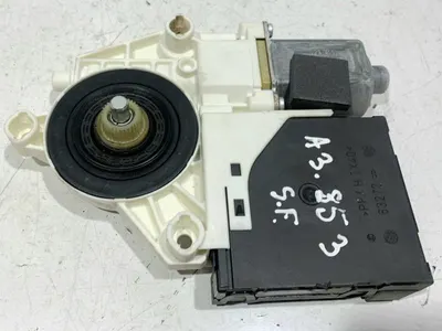 Motoras macara geam dreapta fata cu modul 8P0959802H Audi A3 (2003-2008) [8P1]