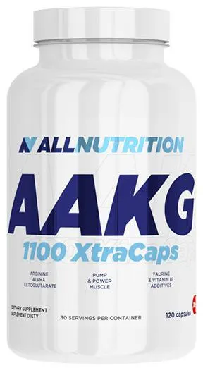 AAKG 1100 XtraCaps, 120 capsule, AllNutrition