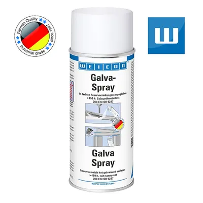 Spray galvanizare la rece WEICON Galva Spray 400 ml – protectie anticoroziva catodica profesionala