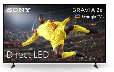 Televizor smart Sony - BRAVIA 2 II K50S25M2, 50'', 4K X-Reality PRO, LCD Direct LED, Motionflow XR 200, Google TV, negru