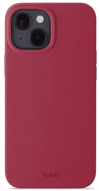 Husă Holdit - Silicone, iPhone 13/14, Red Velvet