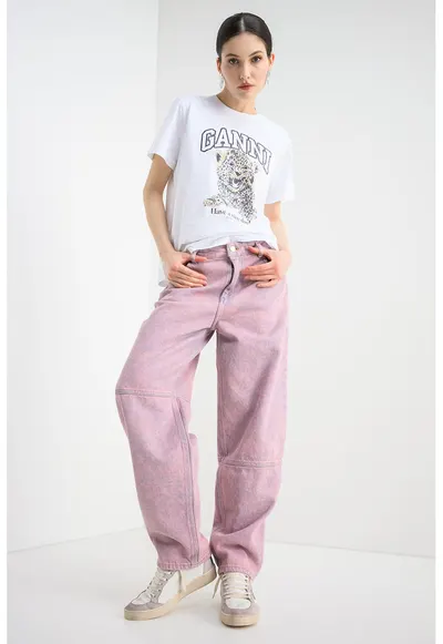 Blugi relaxed fit - Roz