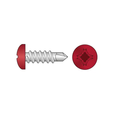 Surub Autoforant Cap Bombat Forma N 7504 Otel Vopsit-4.2x19 R 9010
