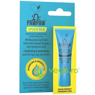 Balsam pentru Buze si Ochi cu Pawpaw si Acid Hialuronic 8ml