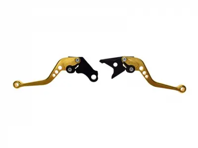 Set 2 manete frana si ambreiaj reglabile Honda CB600 CBR600 F2,F3,F4 CBR900RR NC700 S X, culoare auriu