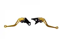 Set 2 manete frana si ambreiaj reglabile Honda CB600 CBR600 F2,F3,F4 CBR900RR NC700 S X, culoare auriu