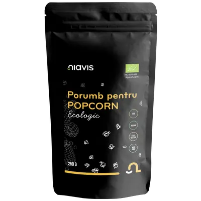 Porumb ecologic pentru popcorn, 250g, Niavis